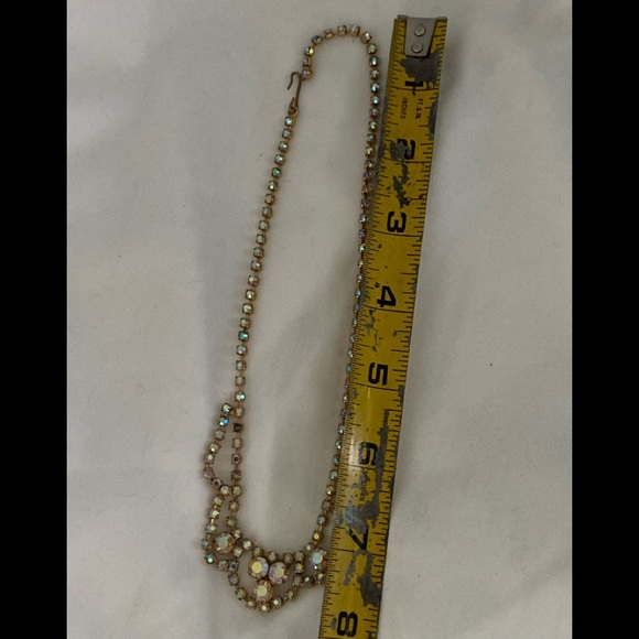 Vintage Jewels by estrella  necklace earring Set 50s 1960s rhinestone SET retro - Picture 11 of 14